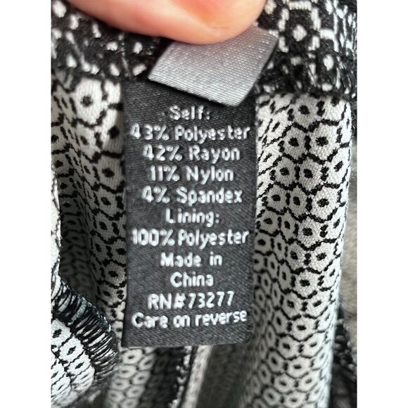 Apt 9 Neutral Pant 22 Black Ankle Minimalist Retro Office 80s Classic Workwear - Picture 11 of 13